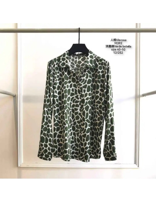 Camisa Viscosa M392- ANIMAL PRINT (Pack 12) Camisa Viscosa M392- ANIMAL PRINT (Pack 12)