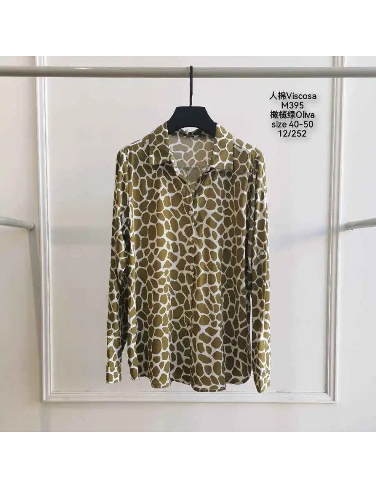 Camisa Viscosa M395-ANIMAL PRINT (Pack 12)
