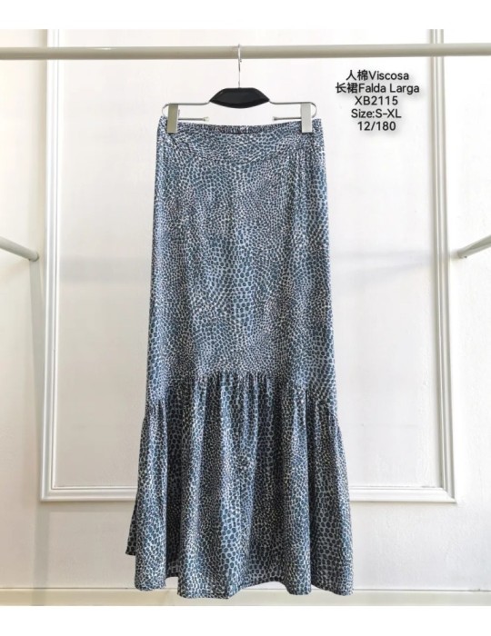 Falda Viscosa XB2115-ANIMAL PRINT (Pack 12)