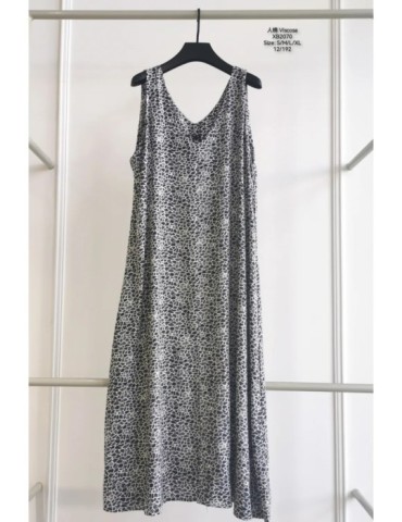 Vestido Viscosa XB2070-ANIMAL PRINT (Pack 12)