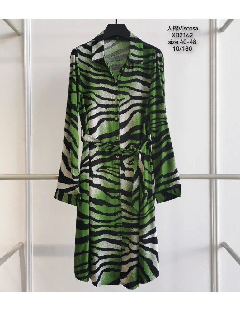 Vestido Viscosa XB2162-ANIMAL PRINT (Pack 10)