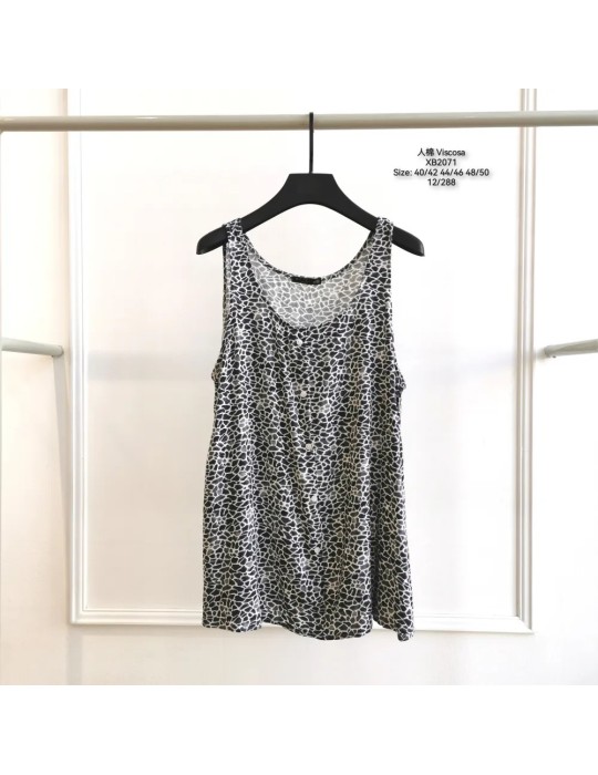 Camisa Viscosa XB2071-ANIMAL PRINT (Pack 12) Camisa Viscosa XB2071-ANIMAL PRINT (Pack 12)