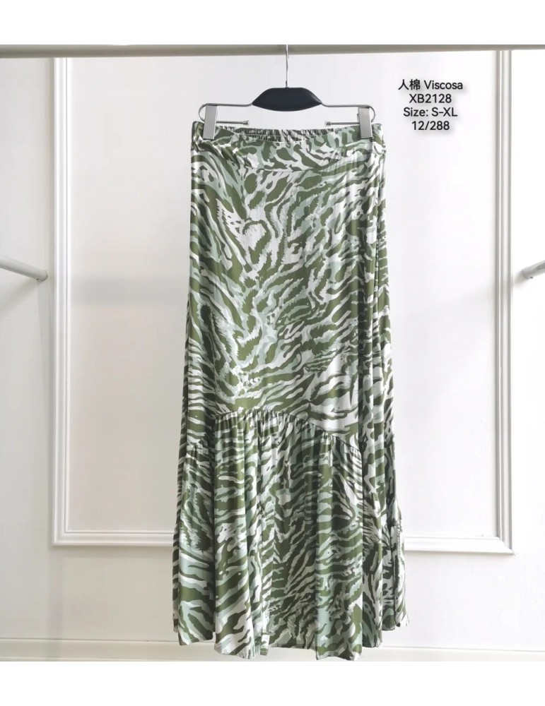 Falda Viscosa XB2128-ANIMAL PRINT (Pack 12) | Boteli